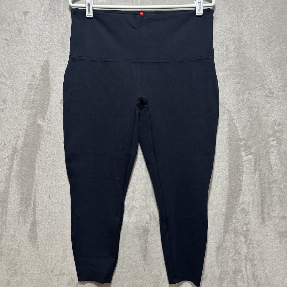 SPANX Women's‎ Capri Leggings Classic NAVY Blue Petite Size XL